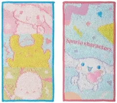 【人気商品】ハーフハンカチ ポケットタオル 2枚組 サンリオ キャラクターズ パステルボーイズ 入園入学グッズ 丸眞 入園入学準備 保育園 幼稚園 小学校 女の子 キャラクター ハンカチ 3065015400