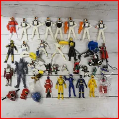 【仮面ライダー&戦隊ヒーロー等 色々 多数セット】ミニフィギュア、キーホルダーおまけ等■フリマ仕入れに【中古】送料込