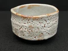 日展作家】志野焼　河合竹彦 造　鼠志野　大振り　茶碗　共箱　栞附属　茶道具　茶器 日展作家】志野焼 河合竹彦 造 鼠志野 大振り 茶碗 共箱 栞附属