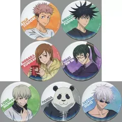 【中古】バッジ・ピンズ 全7種セット 「呪術廻戦 呪術高専の休日フェア in アニメイト キャラバッジコレクション リラックスシリーズ(描き下ろし)」