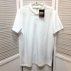 新品☆PUMA プーマ メンズ 半袖ポロシャツ XXL 3L ホワイト MOISTURE MANAGMENT DRLCELL 521933