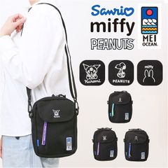 ☆ MEI OCEAN ショルダーバッグ MEI OCEAN ショルダーバッグ メイ オーシャン ショルダーバック 斜めがけバッグ 小さめ 軽量 軽い レディース メンズ ブランド おしゃれ かわいい 可愛い シンプル キャラクター 黒 ブラック