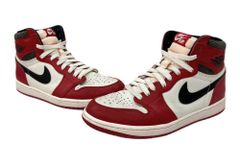ナイキ NIKE 22年製 AIR JORDAN 1 RETRO HIGH OG CHICAGO LOST & FOUND エア ジョーダン レトロ ハイ シカゴ ロスト ファウンド 白 赤 黒 メンズ靴 スニーカー レッド 27cm 104S-802