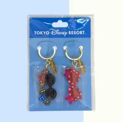 ディズニー キーチェーン 2個【サングラス】ミッキー＆ミニー 東京ディズニーリゾート TDR