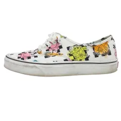 VANS バンズ スニーカー 721356 × SPONGEBOB スポンジボブ オーセンティック ローカット スニーカー ホワイト系 マルチカラー系 27cm【中古】