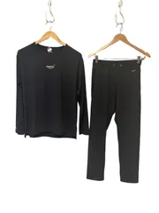 【お値下げ】新品未使用TENTITAL BAKUNE war￼m ネイビー S RENEWAL】BAKUNE Pajamas 上下セット（前開き長袖・ロングパンツ