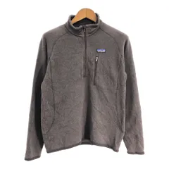 patagonia パタゴニア ハーフジップ ベターセーター フリースジャケット アウトドア ブラウン (メンズ M) 中古 古着 S5172
