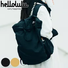 リュック Hellolulu ROUX オールデイ トートパック Mサイズ （ リュックサック バッグ デイパック バックパック トートバッグ かばん 鞄 ハロルル レディース メンズ 軽い 撥水 通学 通勤 大容量 18L サイドポケット おしゃれ ）