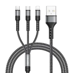 RAVIAD 3in1 充電ケーブル USB ケーブル 3A 急速充電 充電コード USB Type C ケーブル Micro USB ケーブル Phone 充電ケーブル 3台同時給電可能 Phone Android タイプC Galaxy Kindle 等全