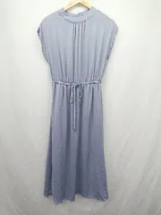 ◇ ⊂ TRUDEA トルディア 半袖 ロング ワンピース サイズM ライトブルー レディース E  【1505290013796】のサムネイル