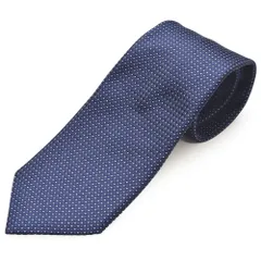 Zegna ゼニア ネクタイ メンズ ドット柄シルクネクタイ(サイズ剣幅8cm)eez24w004 Z8D02TA8-BL1 NAVY ネイビーのサムネイル