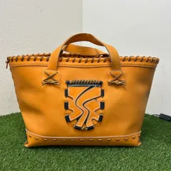 (M0172) 久保田スラッガー レザー トートバッグ  日本製 中古品