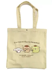 【中古】バッグ シナモロール＆くりまんじゅう＆ポムポムプリン(クリーム) トートバッグ 「ちいかわ なんか小さくてかわいいやつ×サンリオキャラクターズ×avail」のサムネイル