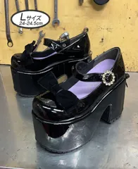 未使用美品ヨースケパンプスレザーリボン