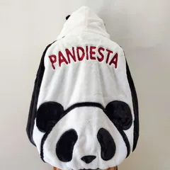 パンディエスタ　　モフモフパンダ　パーカー　白　XXL　　Outerwear with panda charactersのサムネイル