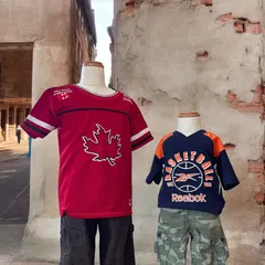 KIDS【サイズ2T 80 90】Reebok リーボック　バスケットボール　バスケTシャツ　ゲームTシャツのサムネイル