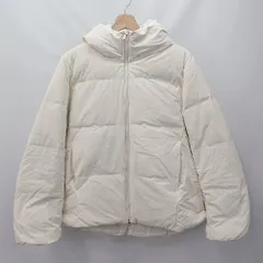 【極美品】UNIQLO シームレスダウンコート 白 レディースLサイズ ユニクロ公式 | ストレッチシームレスダウンショートコート