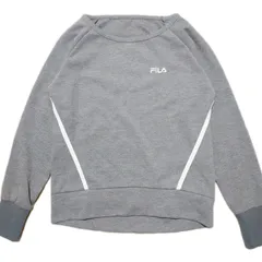 FILA フィラ ワンポイント 刺繍 ロゴ トレーナー レディース