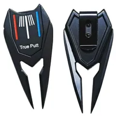 新品 マーカー&グリーンフォーク/ブラック(IF-GF0279)ゴルフ グリーンフォーク ゴルフ用品 マーカー付き クラブ置き スポーツ用品 グッズ 小物 オールシーズンのサムネイル