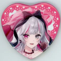【中古】バッジ・ピンズ 石神のぞみ(枠模様) 「バーチャルYouTuber にじさんじ Prism Heart June Bride ランダムハート型缶バッジ Bグループ」