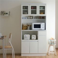 たのメル便・送料込み】美品 ニトリ 食器棚 引き出し式 90cm - メルカリ