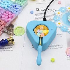 電気炉 シーリングスタンプ 封蝋 オーブン ブルー スプーン お手軽 1個  tools339