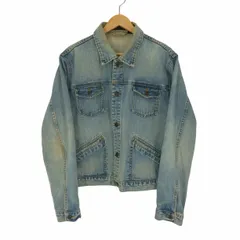 ジェイクルー J.CREW 00S 金文字タグ 4P ドーナツボタン デニム ジャケット メンズ import：L のサムネイル