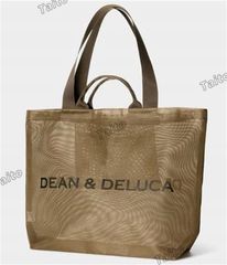 DEAN&DELUCA ディーンアンドデルーカ メッシュトートバッグ ゴールド Lサイズ　限定品　母の日