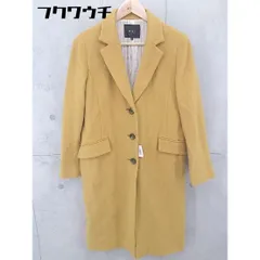 ■ BOSCH ボッシュ ウール コート サイズ38 マスタード系 レディース  【1103090021463】