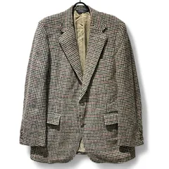 POLO RALPH LAUREN (ポロラルフローレン) 三角タグ Vintage スコットランドウール テーラードジャケット メンズ ブラウン -