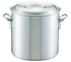 そら豆　中古　中尾アルミ寸胴　51cm 100L 寸胴鍋 51cm 100L ガス火専用 キングポット 業務用 中尾アルミ