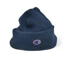 チャンピオン　フリーサイズ　ニット帽　ネイビー