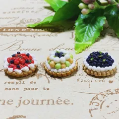 ミニチュアスイーツ　タルト3種セット