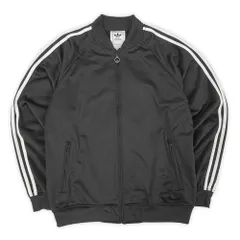 アディダス adidas 90s 90年代 トラックジャケット ATPタイプ ジャージ トレフォイルロゴ 刺繍 旧タグ 珍品 USA ヴィンテージ 古着 メンズ コート ジャケット ブラック / 黒 S【中古】