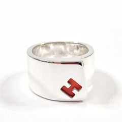 13.5号 美品】Hermès エルメス キャンディ リング 赤 オレンジ - メルカリ