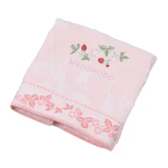 【人気商品】保湿性 吸水性 無撚糸 肌に優しい シャーリング 柔らか 滑らか ワイルド さらさら ふっくら ストロベリー 綿100% ウェッジウッド 洗える 34X35cm ピンク (ウォッシュタオル) ハンドタオル TT33704606 nishikawa【