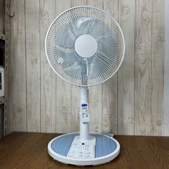 ユアサプライムス リビング扇風機 オリジナル　リモコン付き ブルー YTH3321E9BL