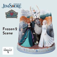 ディズニープリンセス アナと雪の女王2 コネクテッド トゥルー ラブ ディズニー ジムショア フィギュア 置物 人形 Frozen 2 Scene ディズニートラディションズ JIM SHORE 正規輸入品