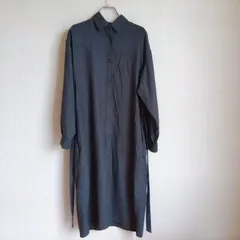 ユニクロ UNIQLO シャツ ロングワンピース フランネル ネルシャツ ウエストベルト 起毛 ガウン 羽織