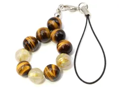 願いと運気で選ぶ 天然石 パワーストーン ストラップ(2-金運・仕事運)