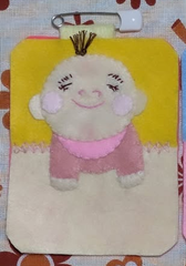フェルト名札　赤ちゃん2　保育　実習