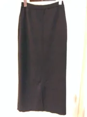 M24　レリューム　relume　ジャーナルスタンダード　シンプルニットタイトスカート　ブラック　大人っぽい