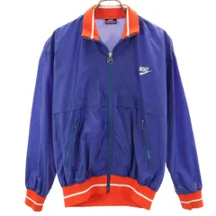 NIKE ナイキ 80s オールド 日本規格 ナイロンジャケット S 青紫 ウィンドブレーカー メンズ 古着