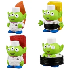 タカラトミーアーツ エイリアン/寿司シェフ フィギュアコレクション × 全4種セット フルコンプ ガチャガチャ カプセルトイ 