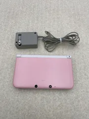 ニンテンドー3DS LL (ピンクXホワイト) アダプター付き