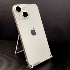 【全額返金保証】【最速発送】Apple iPhone 13 mini 128GB スターライト au SIMフリー 超美品 動作確認済 82% 白ロム