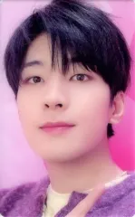 【中古】コレクションカード(男性) SEVENTEEN/WONWOO(ウォヌ)/背景ピンク/CD「JAPAN 1ST EP DREAM」SEVENTEEN Weverse Shop JAPAN特典クリアフォトカード