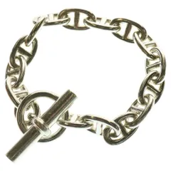 【新品未使用・希少サイズ】エルメスシェーヌダンクル MM 15コマ エルメス シェーヌダンクルMM ブレスレット 15コマ 925 53.7g