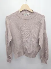 ◇ ⊇ KUMIKYOKU 組曲 長袖 プルオーバー ニット サイズ2 ベージュ レディース E  【1411130012693】