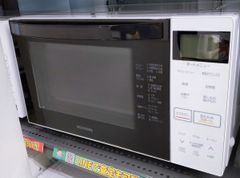 【中古品】アイリスオーヤマ 18L オーブンレンジ 2021年製 MO-F1807-W〇YR-53316〇